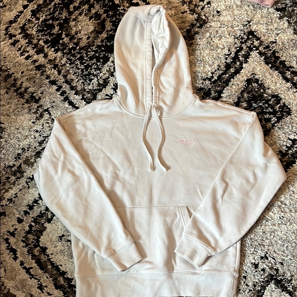 Fila Classic White Pullover Hoodie